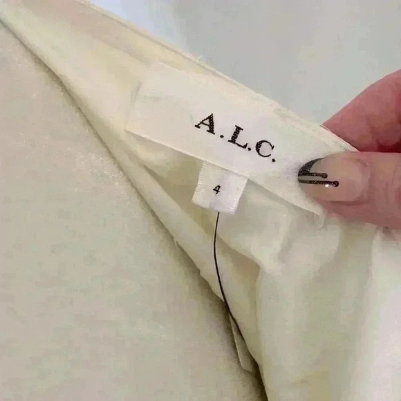 *NWT ALC The Blakely Il maxi dress size 4 in white - Picture 8 of 10